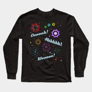 Fireworks Ooh and Ahh - Color Ed. Long Sleeve T-Shirt